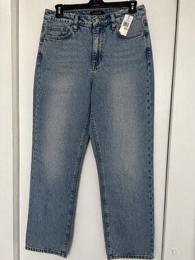 1.STATE Straight Leg Jeans Size 28 NWT Vintage Wash High Rise